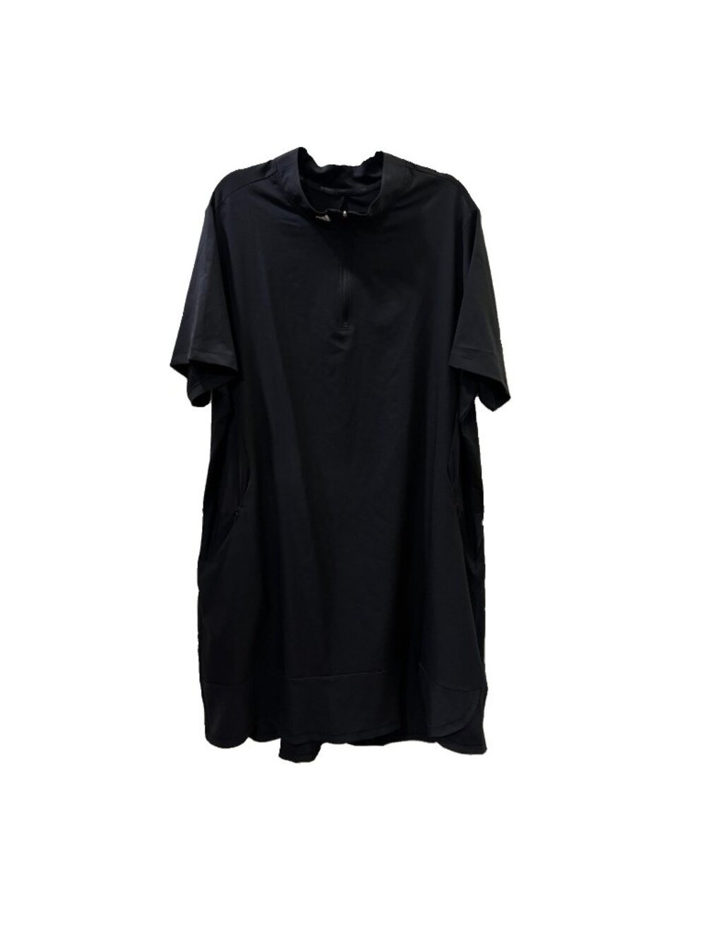 Adidas frill women’s short sleeve golf dress 1/4 zip mock neck size 3X